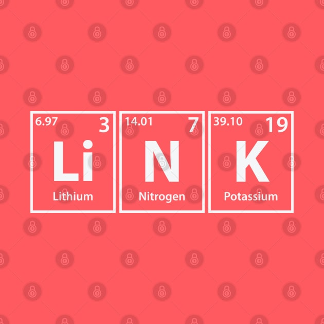 Link (Li-N-K) Periodic Elements Spelling by cerebrands