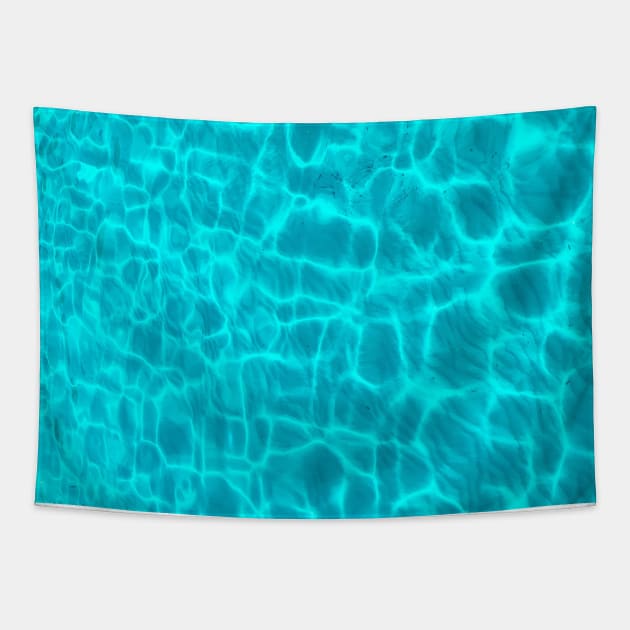 Tropical Blue Ocean Tapestry by NewburyBoutique