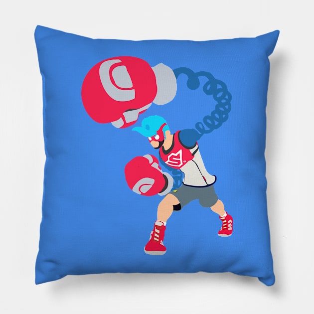 Minimalist Spring Man Pillow by Blitzitron25