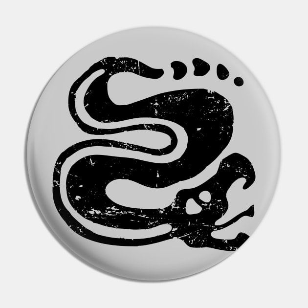 Silver Snakes Pin by The Moon Child