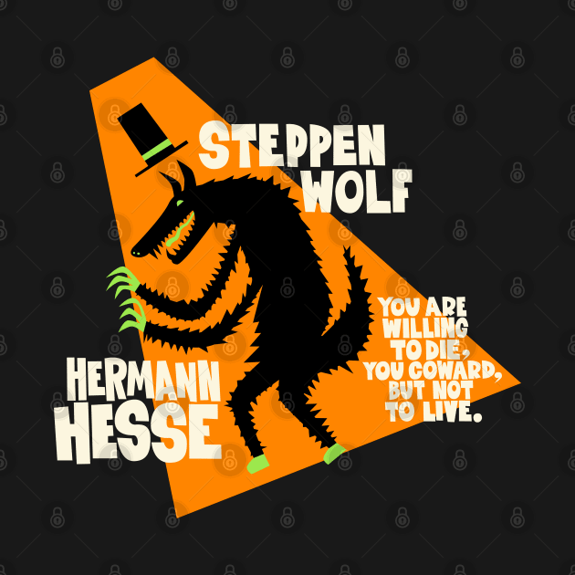 Hermann Hesse - Steppenwolf Illustration by Boogosh