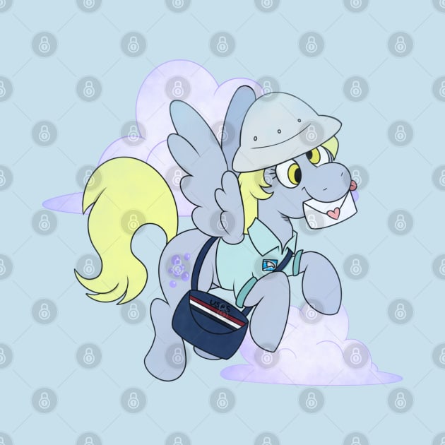 Derpy the mail pony by AmyNewBlue