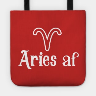 aries af / Aries Symbol Made of CLOR / Aries  / Tote