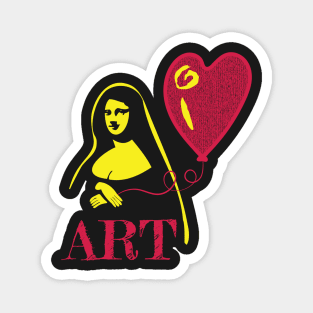 I Love ART Magnet