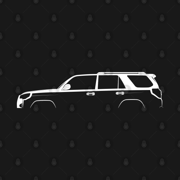 Toyota 4Runner SR5 (N280) Silhouette by Car-Silhouettes