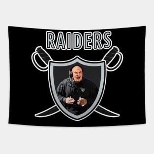 Las Vegas Raiders Coach AP Shield Tapestry