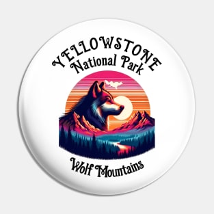 Majestic Emblem of Yellowstone National Park Pin