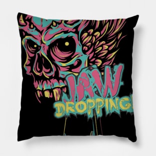 Skull Jaw Dropping Pillow