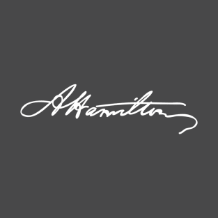 Alexander Hamilton signature T-Shirt