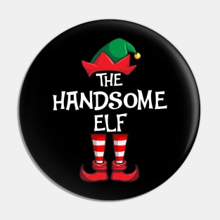 Handsome Elf Matching Family Christmas Pin