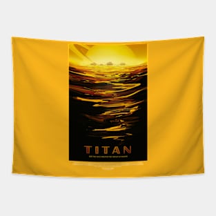 Titan NASA Artwork Tapestry