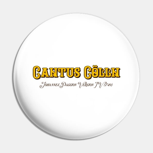 Cantus Cölln Johannes Passion Version IV (1749) Pin by Delix_shop