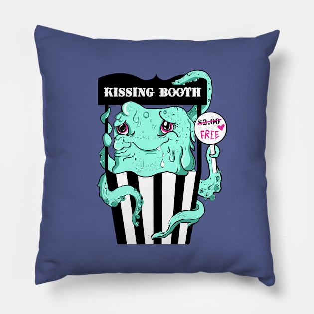 Kissing Booth Pillow by SmannaTales