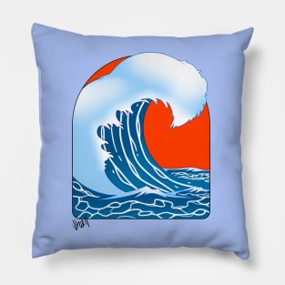 Warrior's Wave Pillow