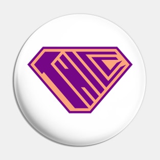 Thicc SuperEmpowered (Purple & Peach) Pin