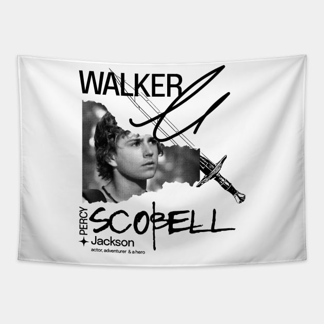 Walker Scobell Aesthetic Tapestry by Starart Designs