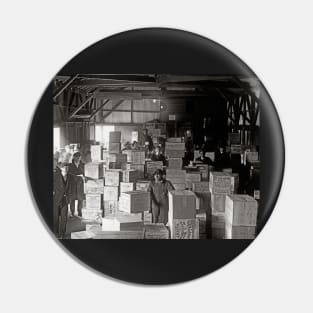 Bootleg Whiskey Warehouse, 1920. Vintage Photo Pin