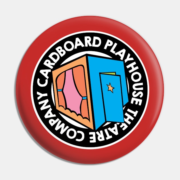 Cardboard Playhouse Theatre Company 2022 Logo Pin by cardboardplayhouse