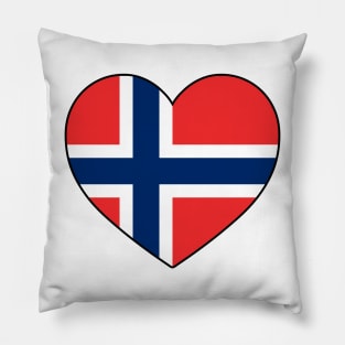 Heart - Svalbard and Jan Mayen Pillow