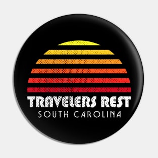 Travelers Rest South Carolina Vacation Sunset SC Pin