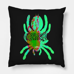 Tarantula Silhouette V42 (Tie Dye) Pillow