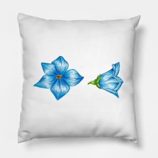 blue bells Pillow