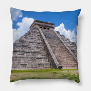 Chichen Itza Pyramid of Kukulkan Mexico Pillow