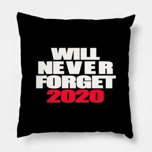 Will never forget 2020 Pillow