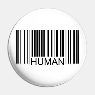 Human Barcode Pin