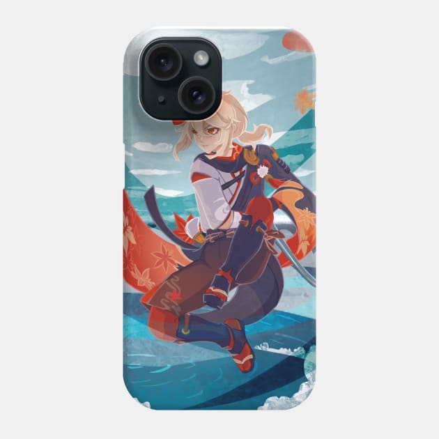 Kaedehara Kazuha - Genshin Impact Phone Case by SosiCreatesArt