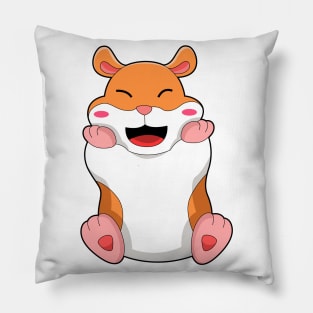 Hamster with red Cheeks Pillow