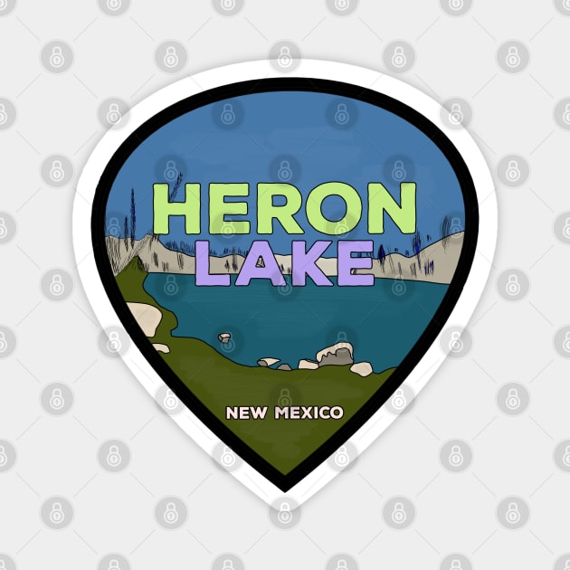 Heron Lake, New Mexico Magnet by DiegoCarvalho