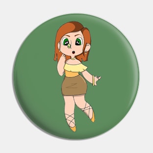 Autumn Girl Pin