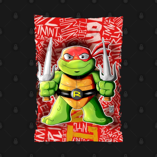 TMNT Mutant Mayhem Tuttle tot Raph by nicitadesigns