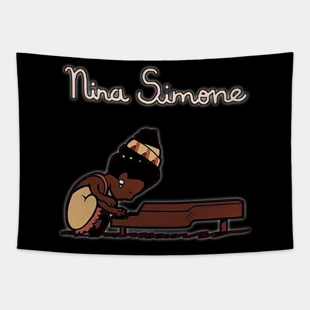 Nina Simone Tapestry by alea crew