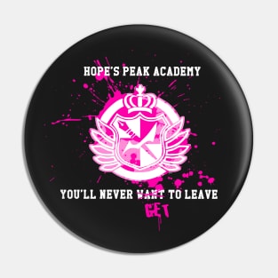 Welcome to Murder Kids High School Pin