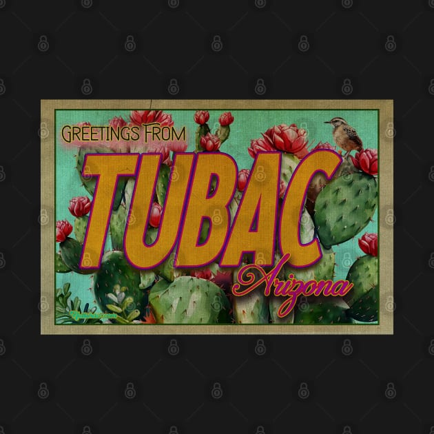 Greeting From Tubac, Arizona by Nuttshaw Studios