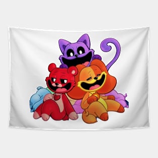Friend Cat And New Catnap smiling critters Tapestry