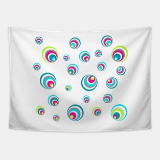 Pop Art Bubbles - neonlights Tapestry