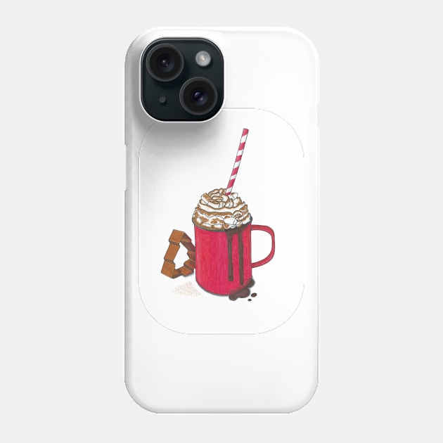 Cristmas Hot Chokolate Phone Case by Al.sketching