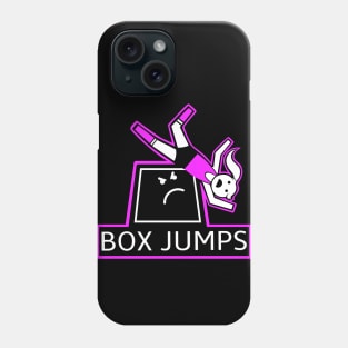 Box Jumps, fitness funny, fitness girl, gym girl Phone Case