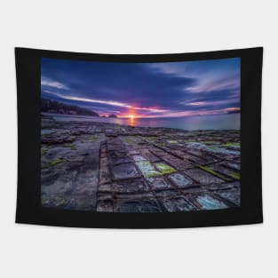 Tessellated Sunrise Tapestry