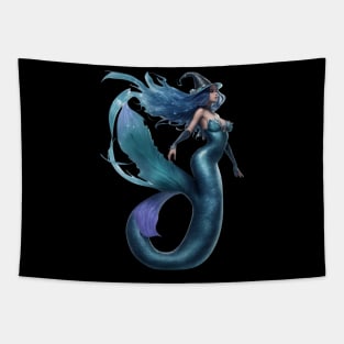 Mermaid Dark Fairy of the Merfolk Sea Tapestry