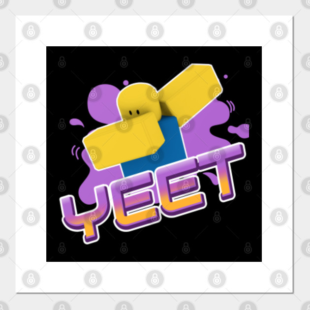 Yeet Roblox Dabbing Dancing Noob Kid Gamer Gift Roblox Posters And Art Prints Teepublic - cool roblox gamers pictures art