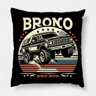 Retro Bronco Pillow