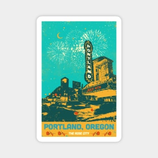 THE ROSE CITY Magnet