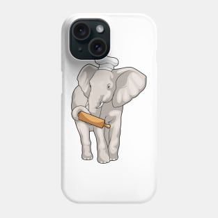 Elephant Baker Rolling pin Phone Case