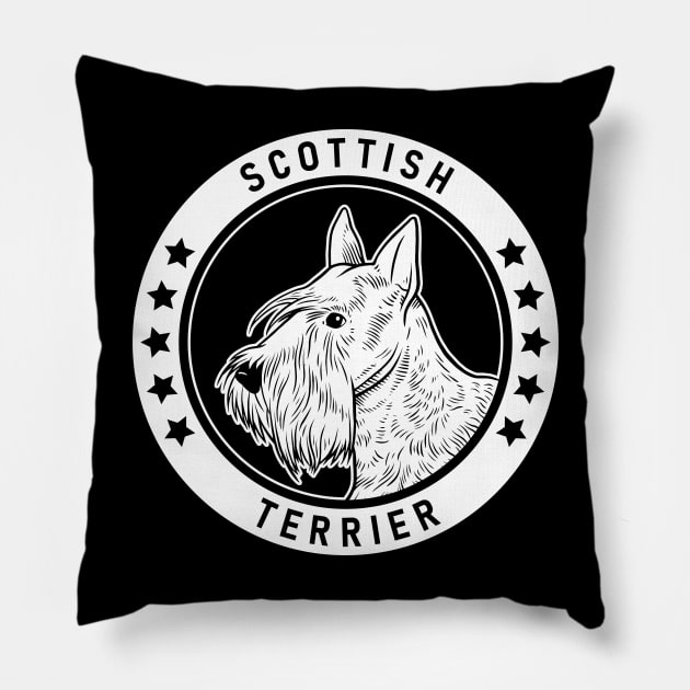 Scottish Terrier Fan Gift Pillow by millersye