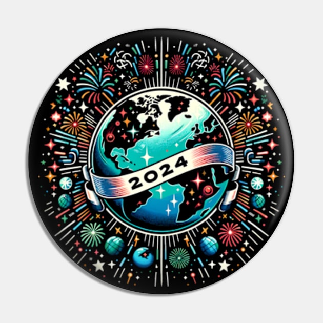 Happy New Year 2024! Pin by Neon Galaxia