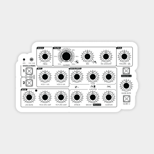 Analog Bass Synth (Black) Magnet